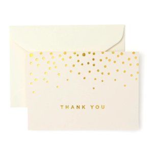 10 THANK YOU CARDS+ENVELOPE